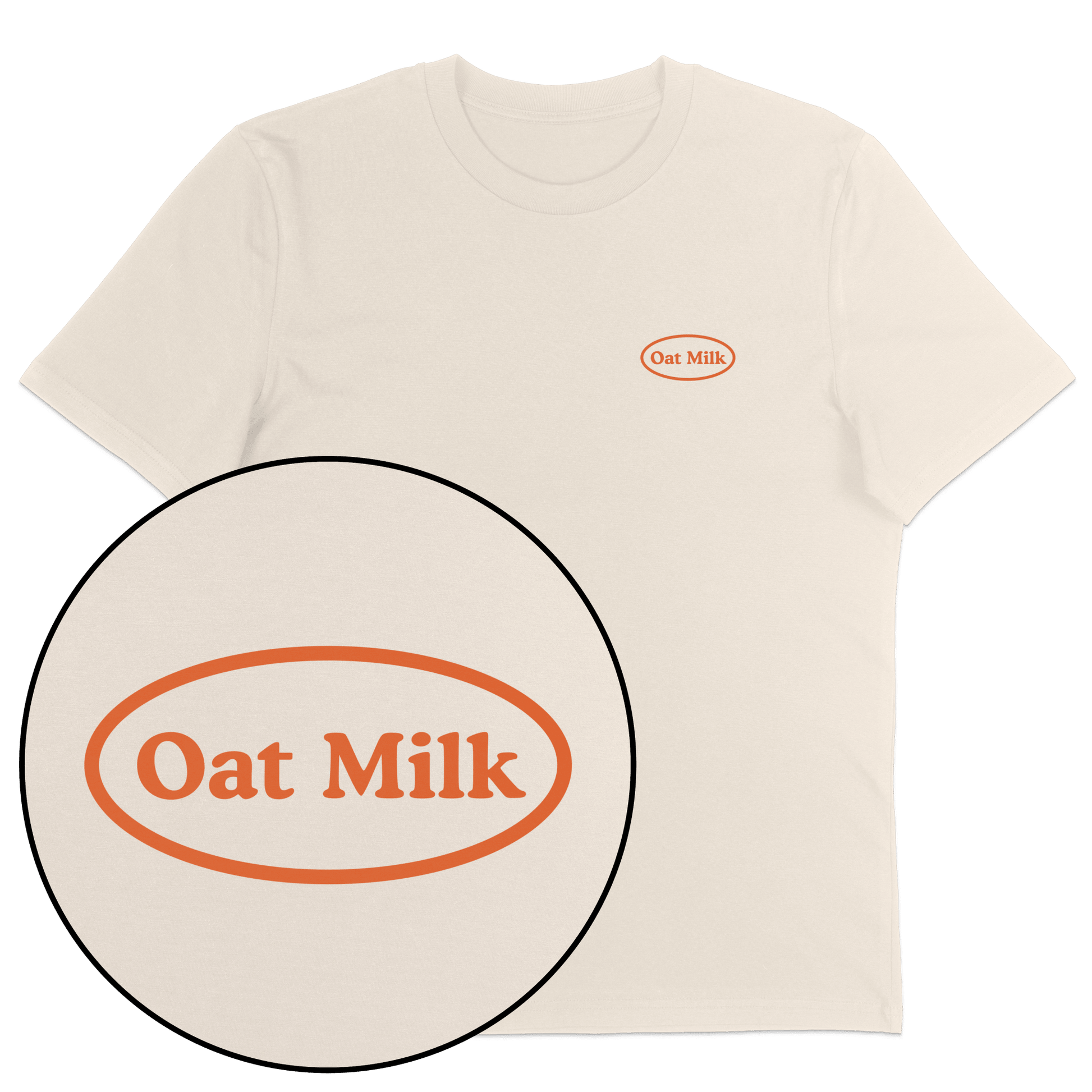 Oat Milk Streetwear T-Shirt - Vegan America