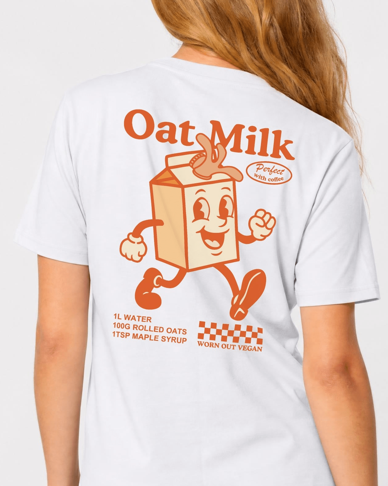 Oat Milk Streetwear T-Shirt - Vegan America