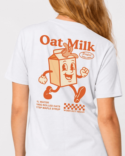 Oat Milk Streetwear T-Shirt - Vegan America