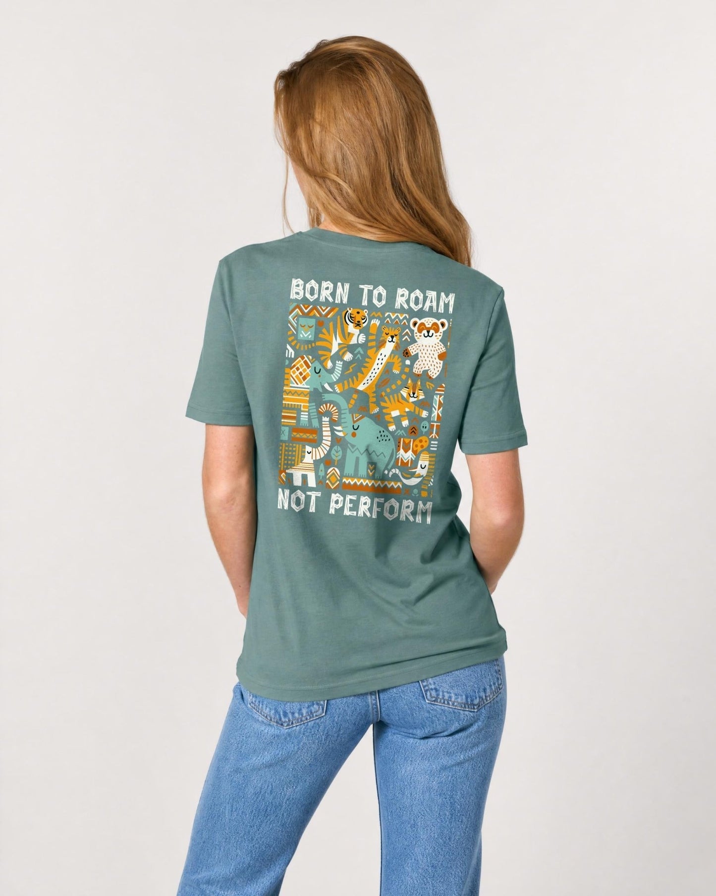 Born To Roam Not Perform Streetwear T-Shirt - Vegan America