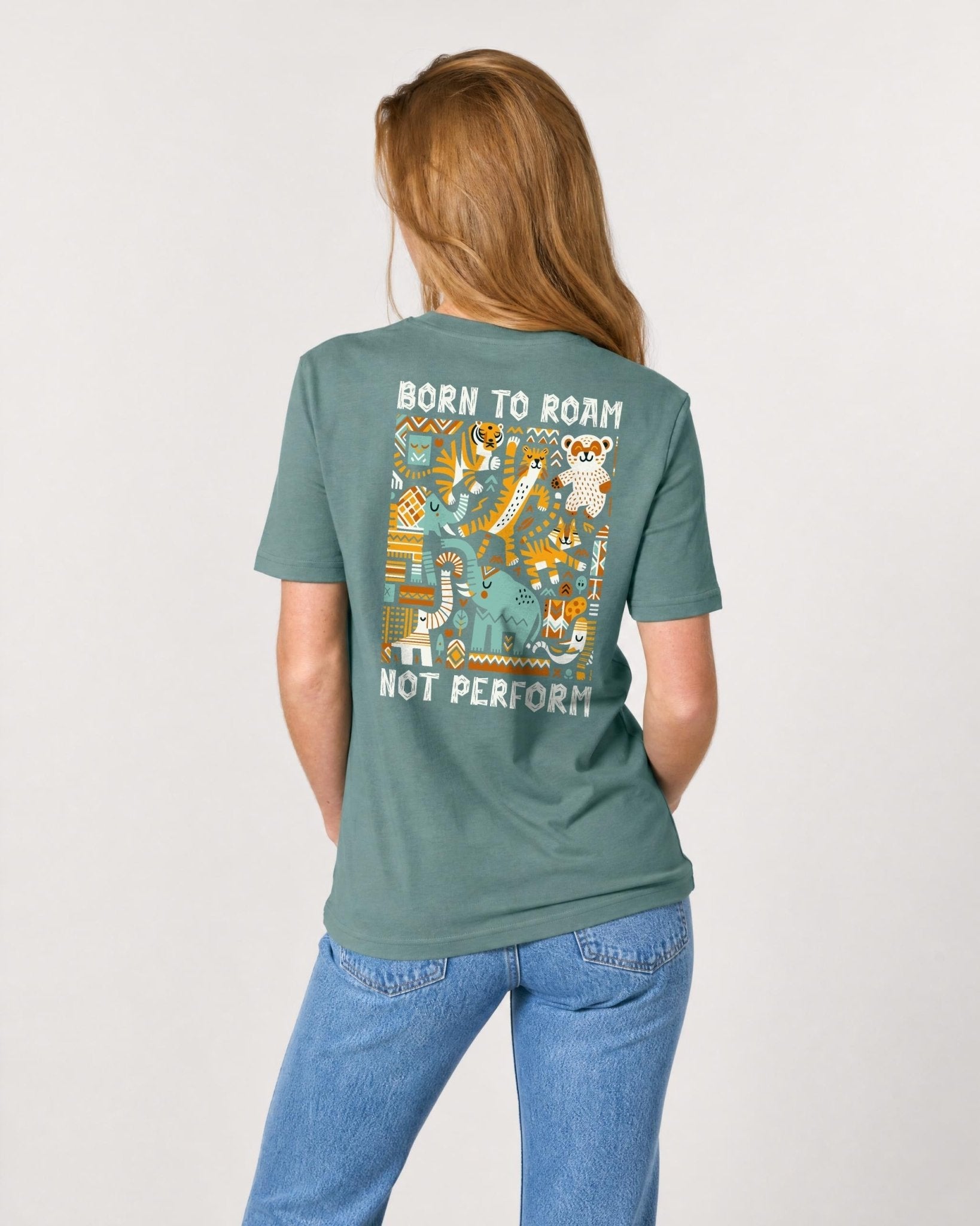 Born To Roam Not Perform Streetwear T-Shirt - Vegan America
