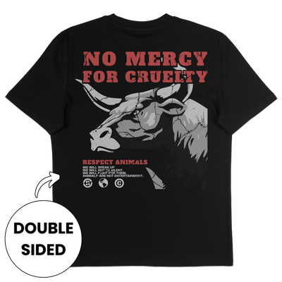No Mercy For Cruelty Streetwear T-Shirt - Vegan America