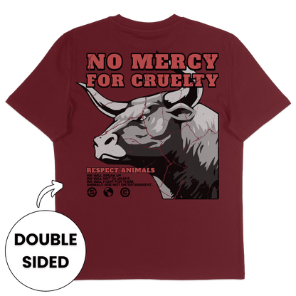 No Mercy For Cruelty Streetwear T-Shirt - Vegan America