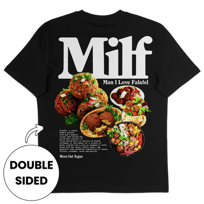 Man I Love Falafel Streetwear T-Shirt - Vegan America