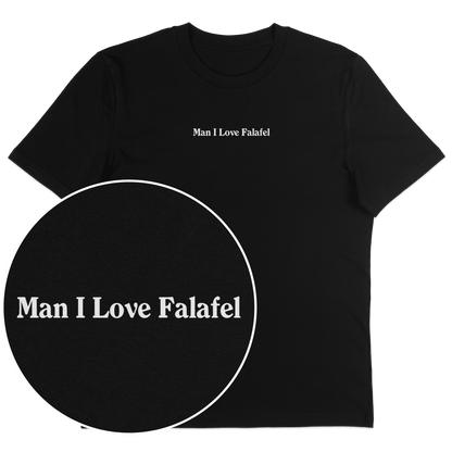 Man I Love Falafel Streetwear T-Shirt - Vegan America