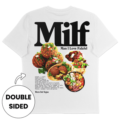 Man I Love Falafel Streetwear T-Shirt - Vegan America