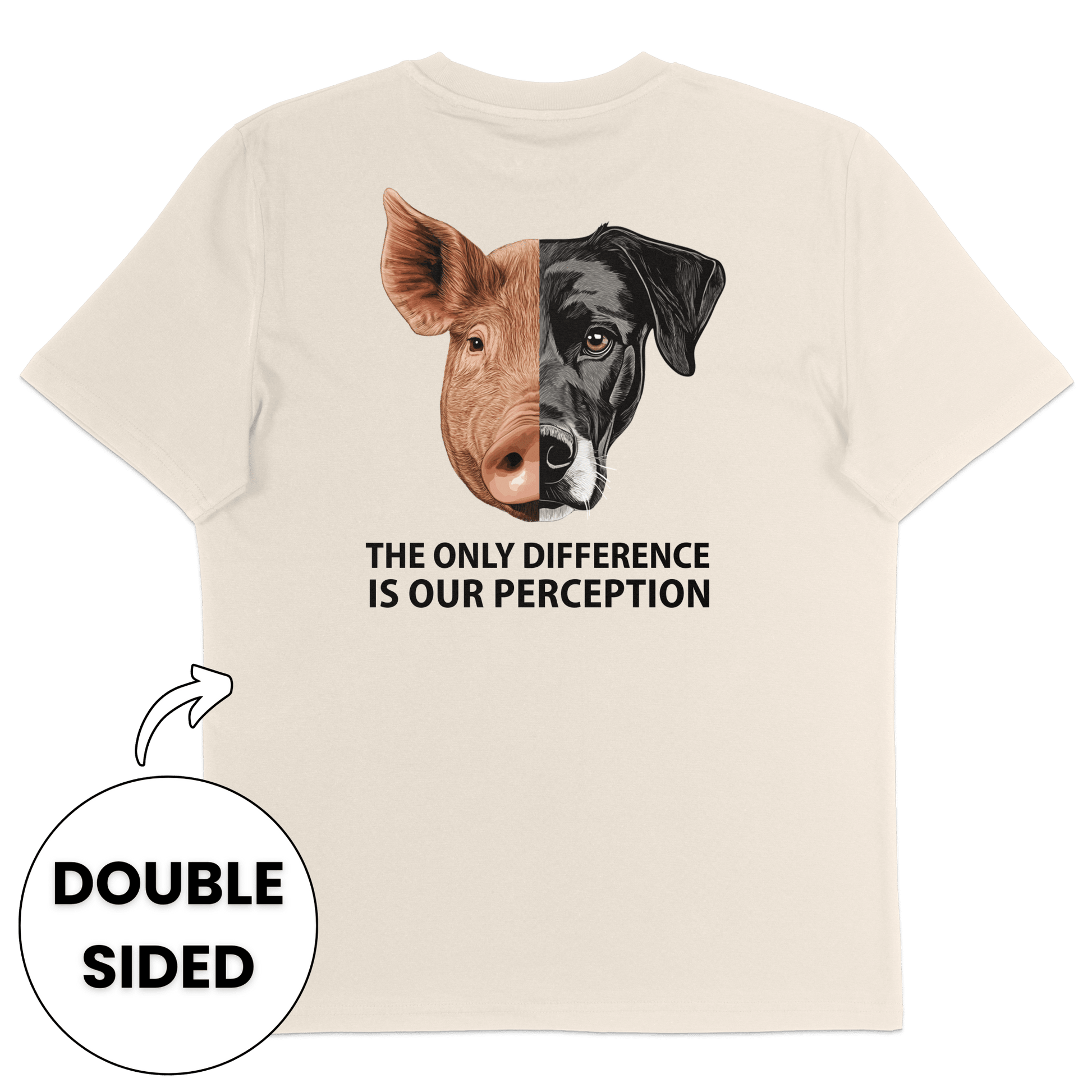 The Only Difference Streetwear (custom) T-Shirt - Vegan America