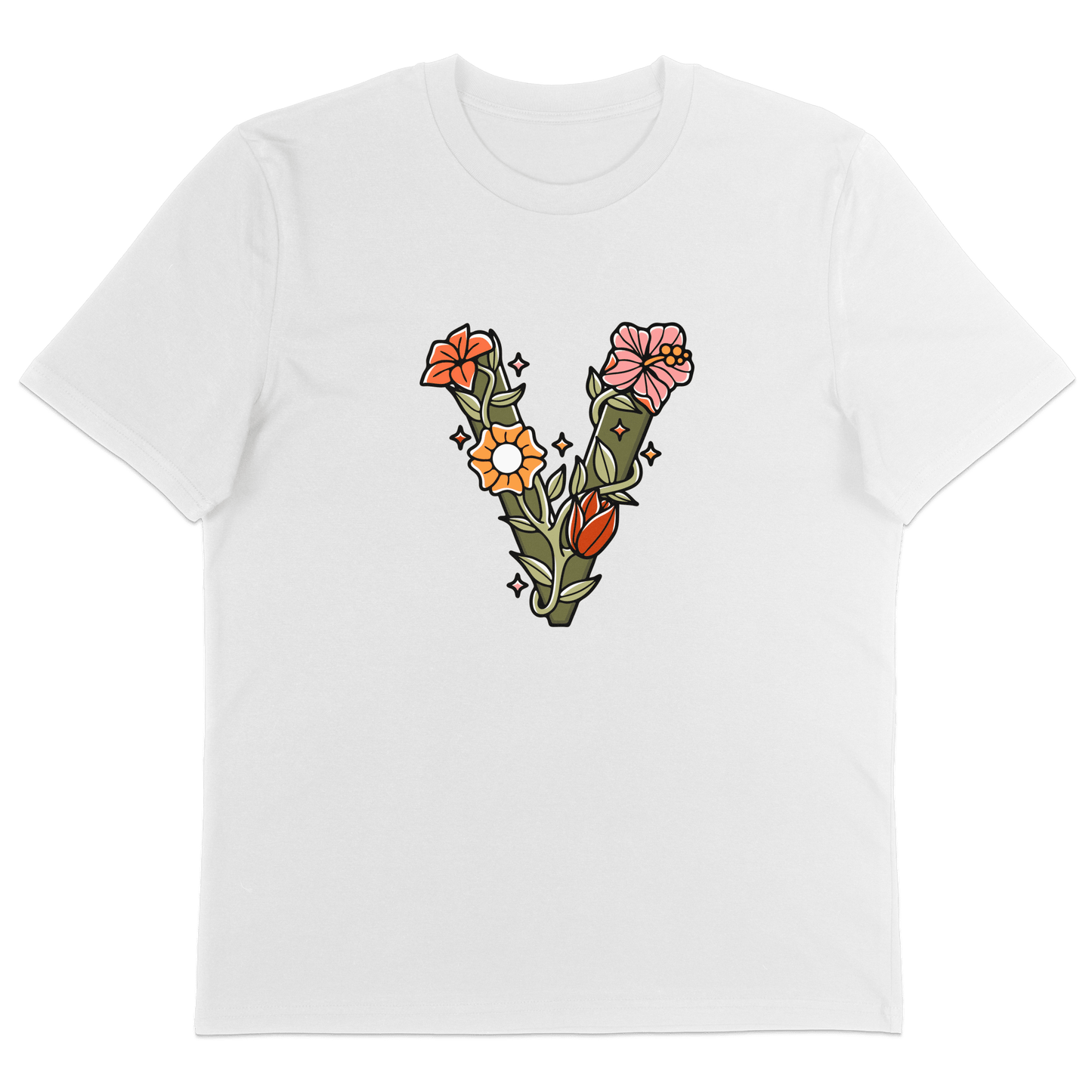 V For Vegan T-Shirt - Vegan America