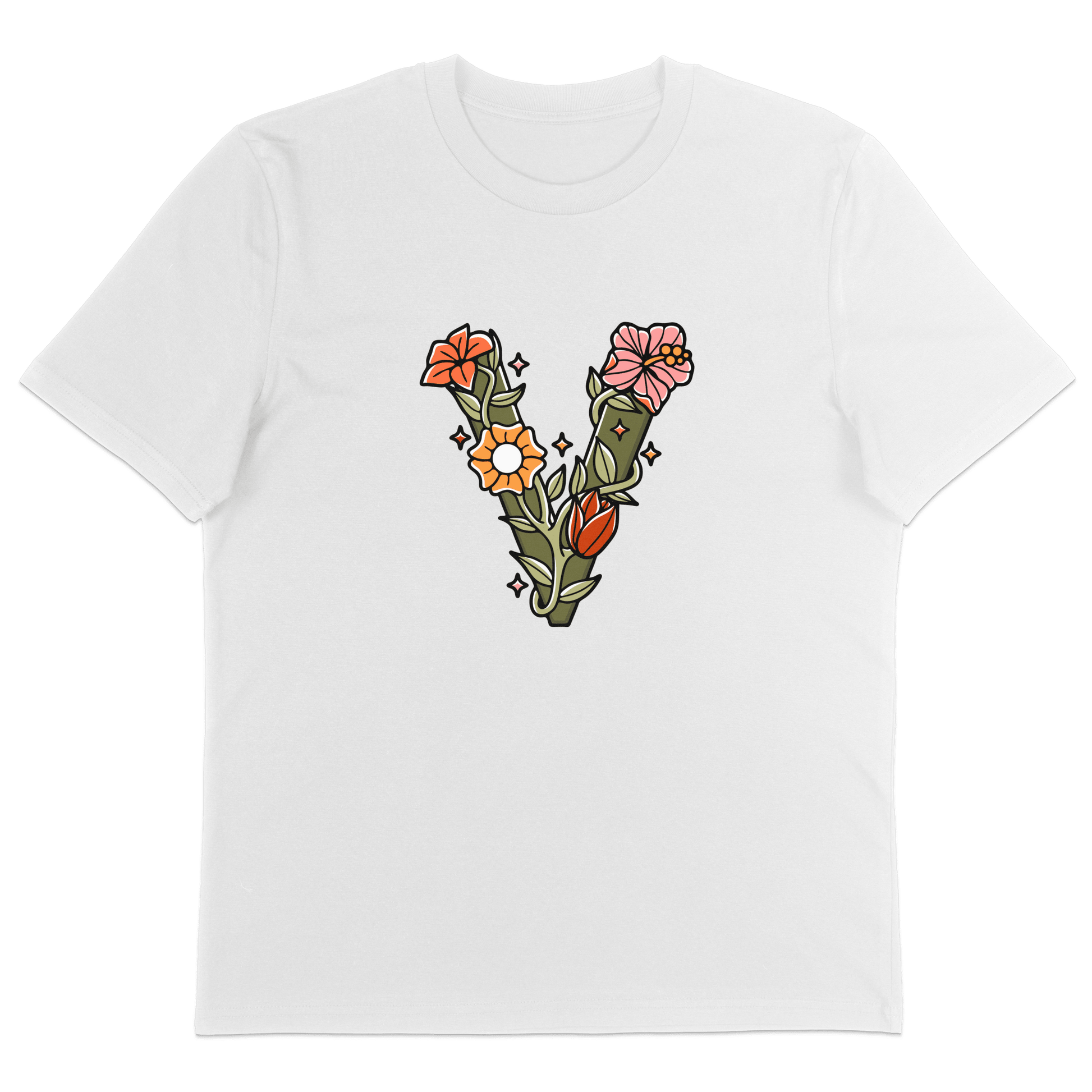 V For Vegan T-Shirt - Vegan America