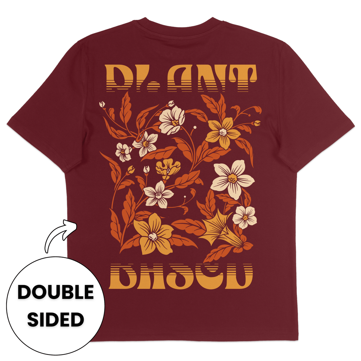 Plant-Based Flowers Streetwear T-Shirt - Vegan America