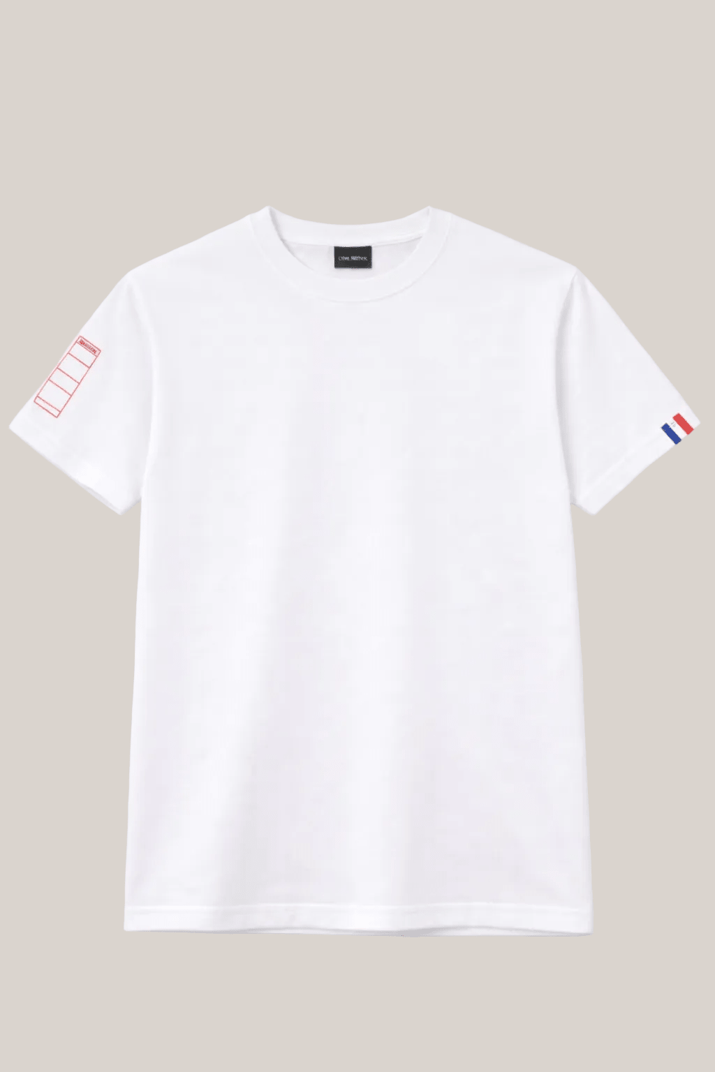 LO NEEL T-shirt Vague Blanc - Vegan America