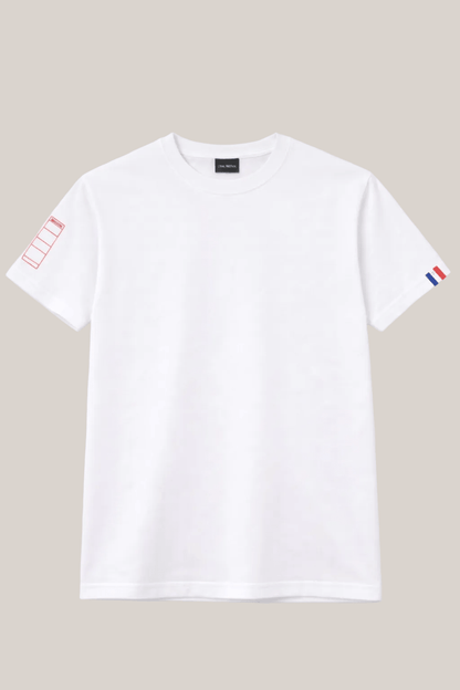 LO NEEL T-shirt Vague Blanc - Vegan America