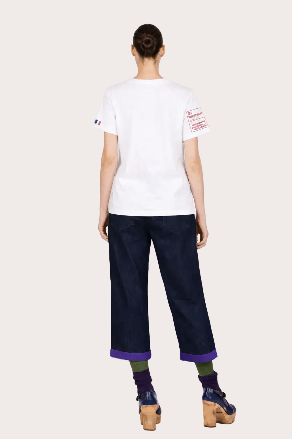 LO NEEL T-shirt Vague Blanc - Vegan America