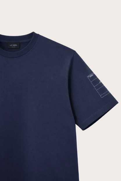 LO NEEL T-shirt Vague Bleu - Vegan America