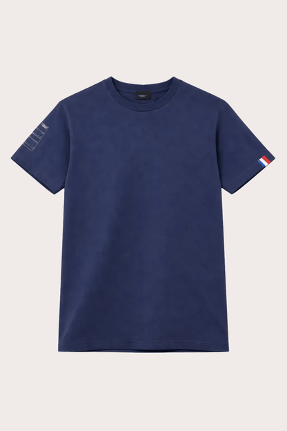 LO NEEL T-shirt Vague Bleu - Vegan America