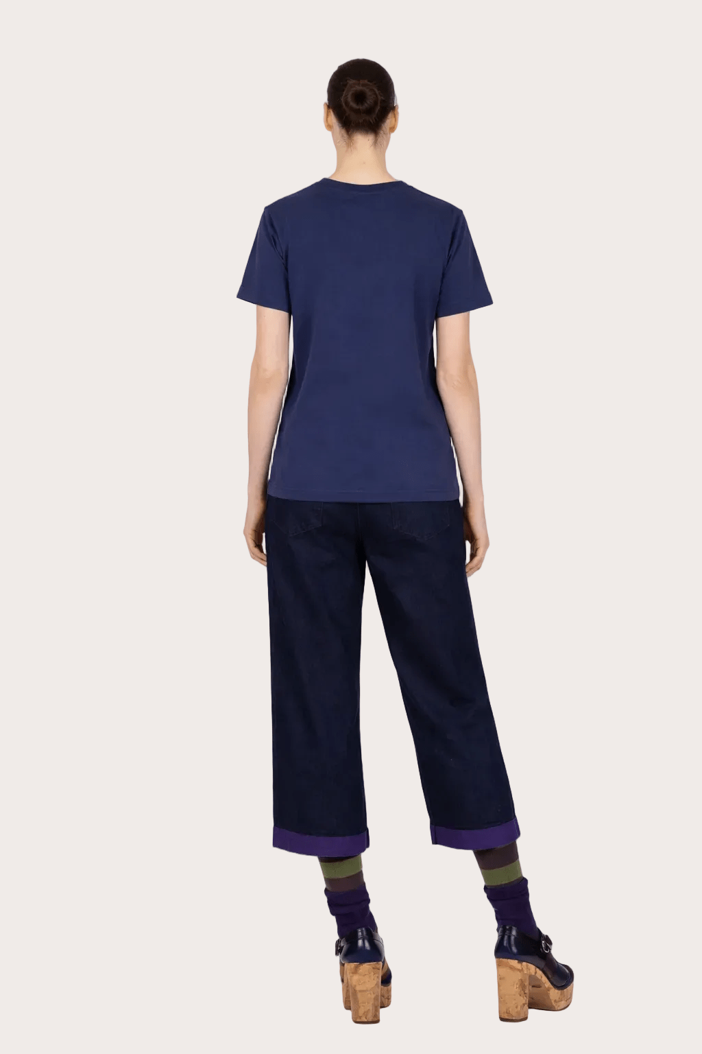 LO NEEL T-shirt Vague Bleu - Vegan America