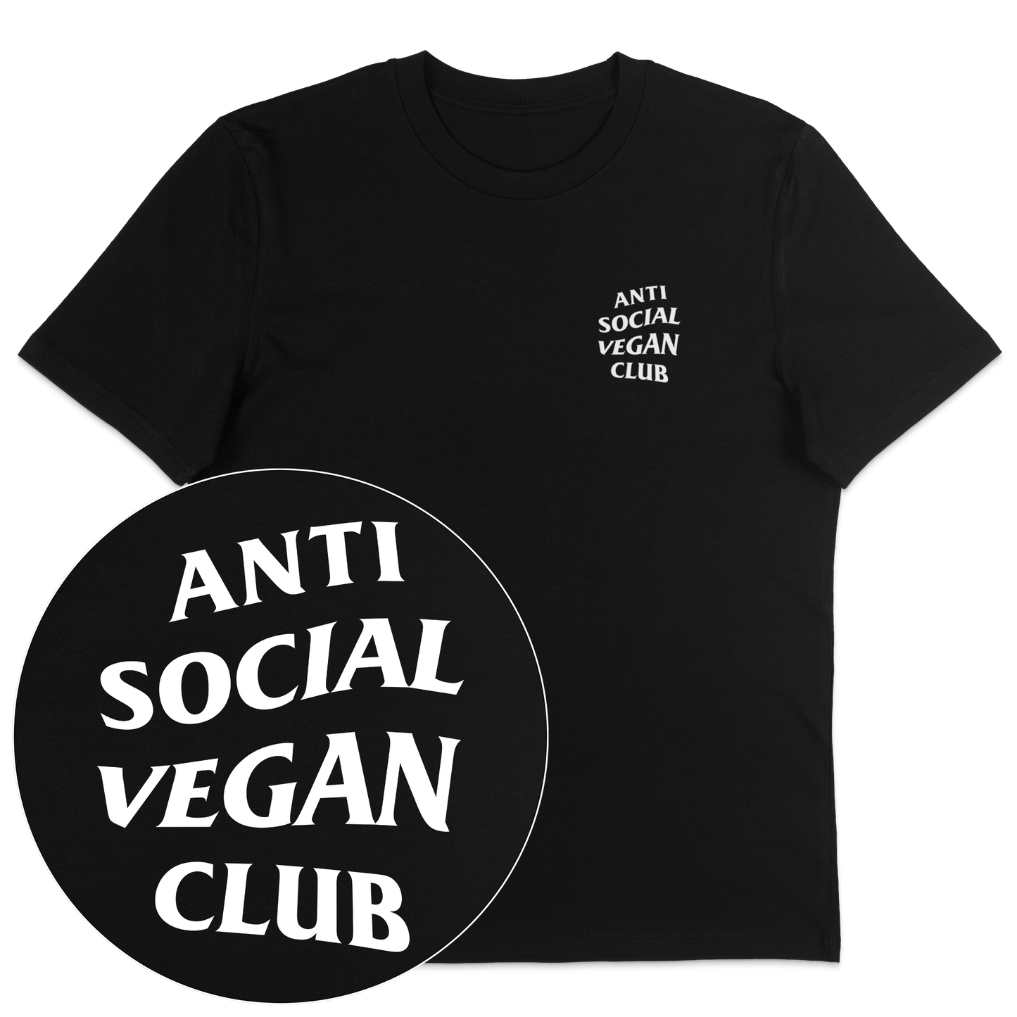 Anti Social Vegan Club Streetwear T-Shirt