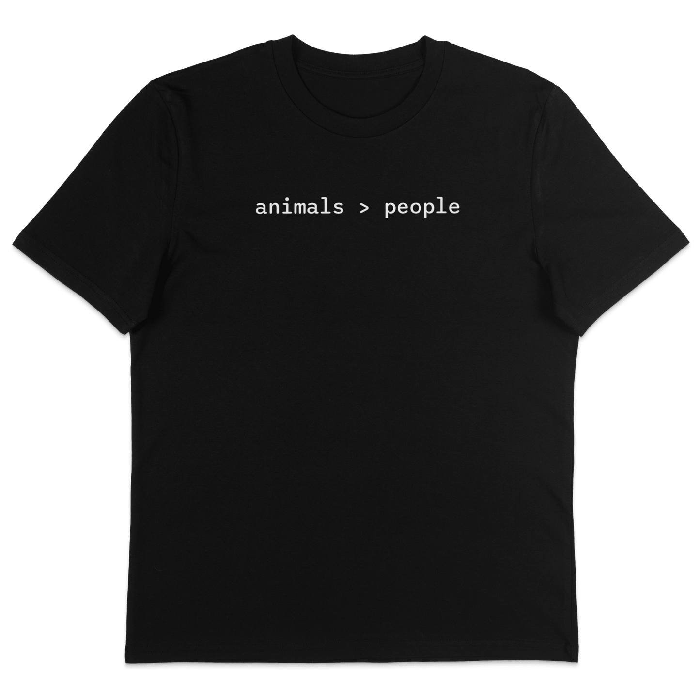 Animals Over People T-Shirt - Vegan America