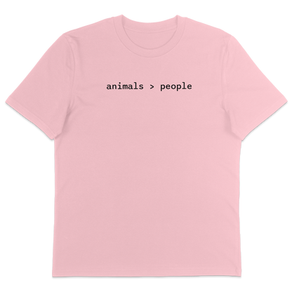 Animals Over People T-Shirt - Vegan America
