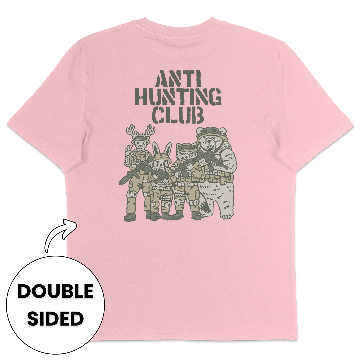 Anti Hunting Club Streetwear T-Shirt