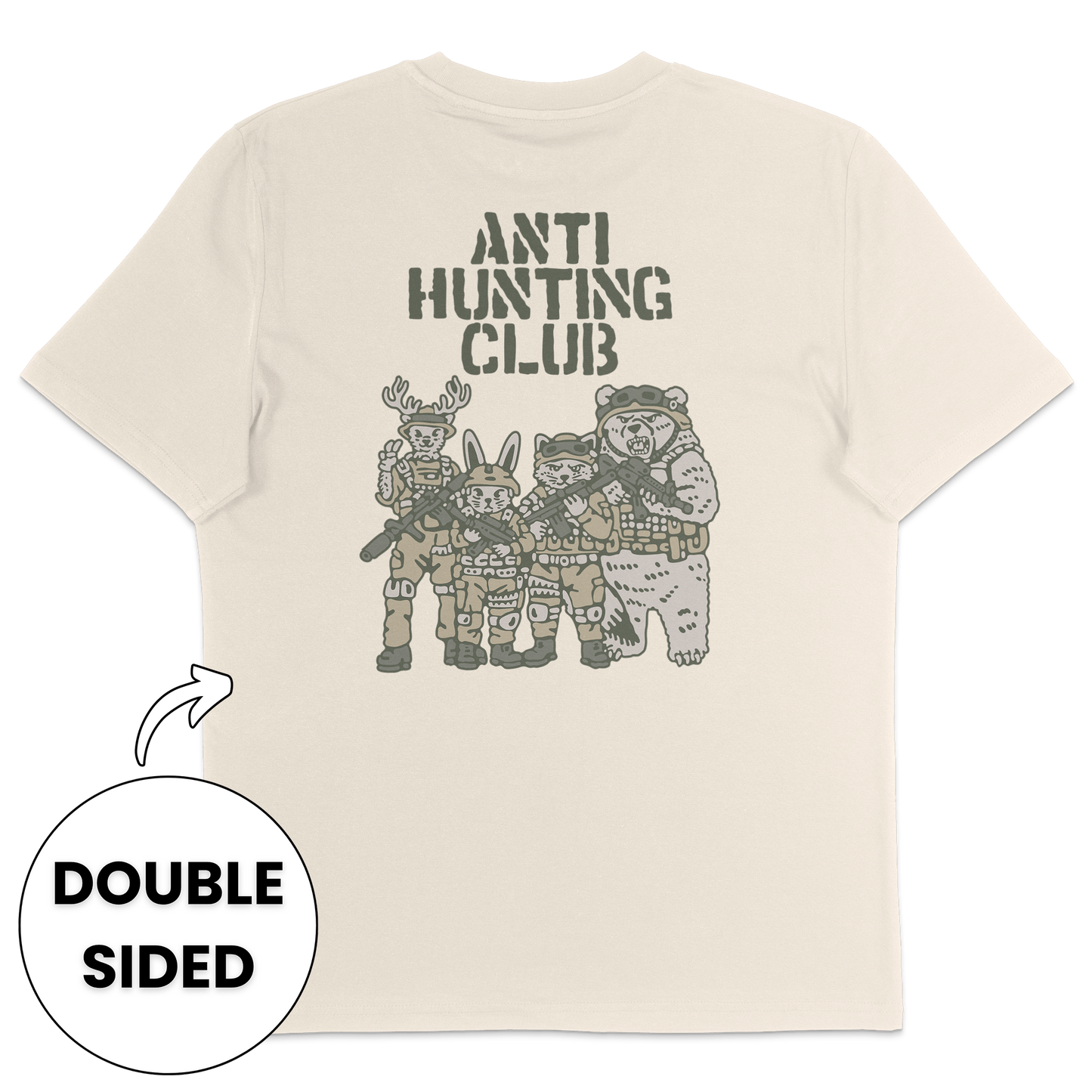 Anti Hunting Club Streetwear T-Shirt