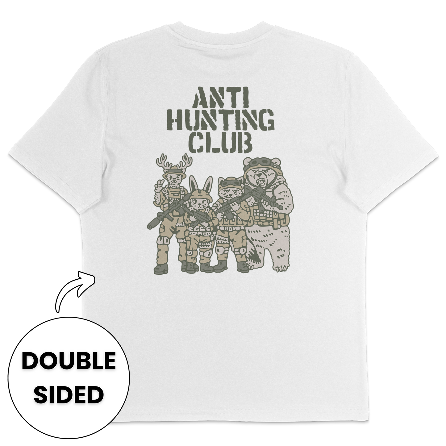 Anti Hunting Club Streetwear T-Shirt