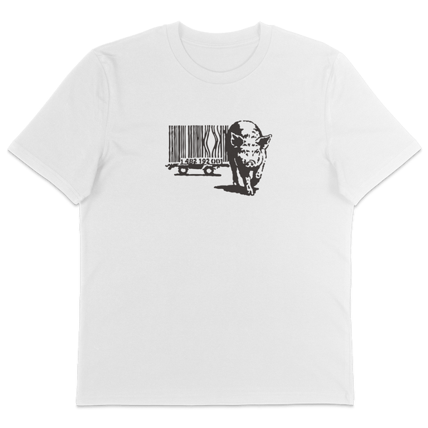 Barcode Pig T-Shirt - Vegan America