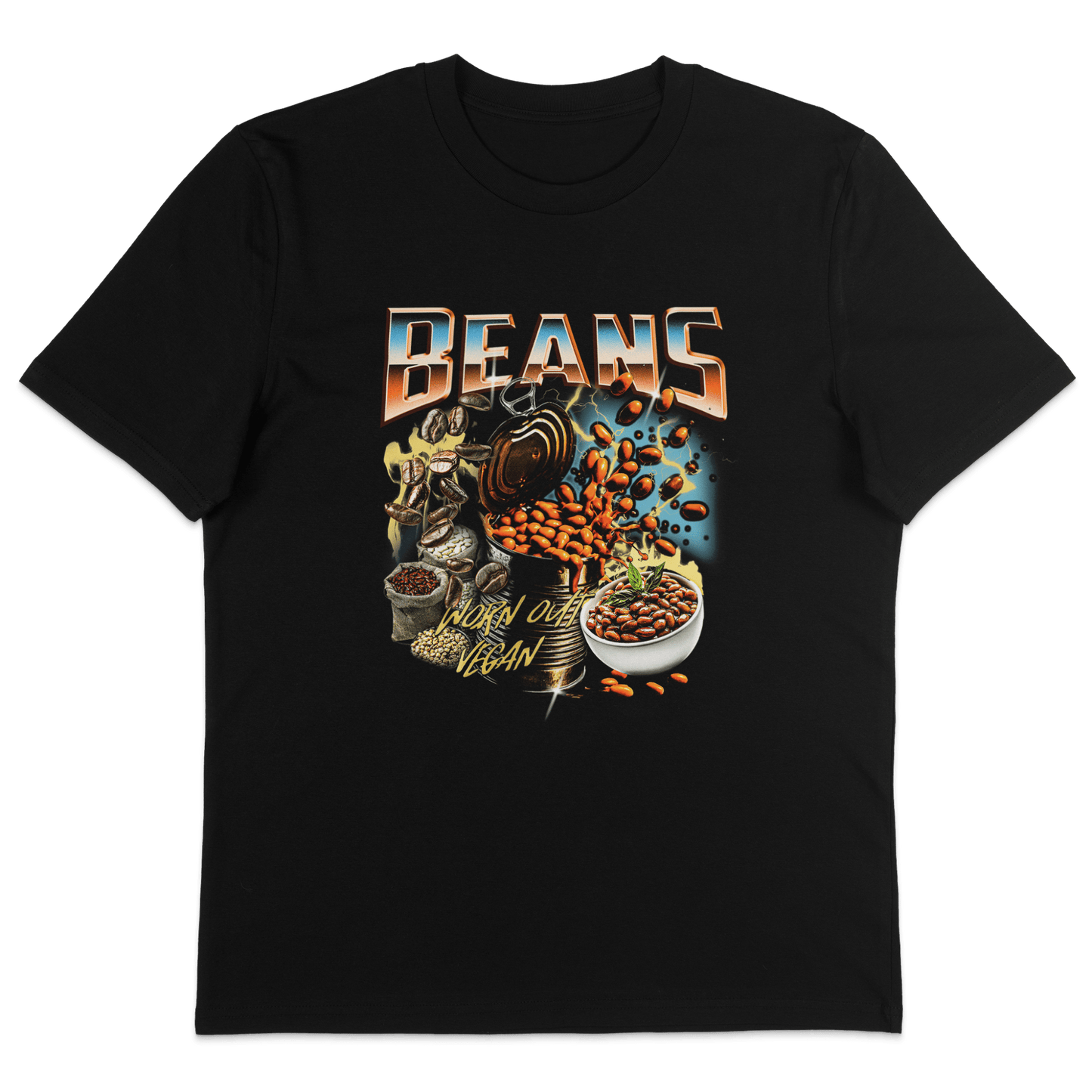 Beans Vintage T-Shirt - Vegan America