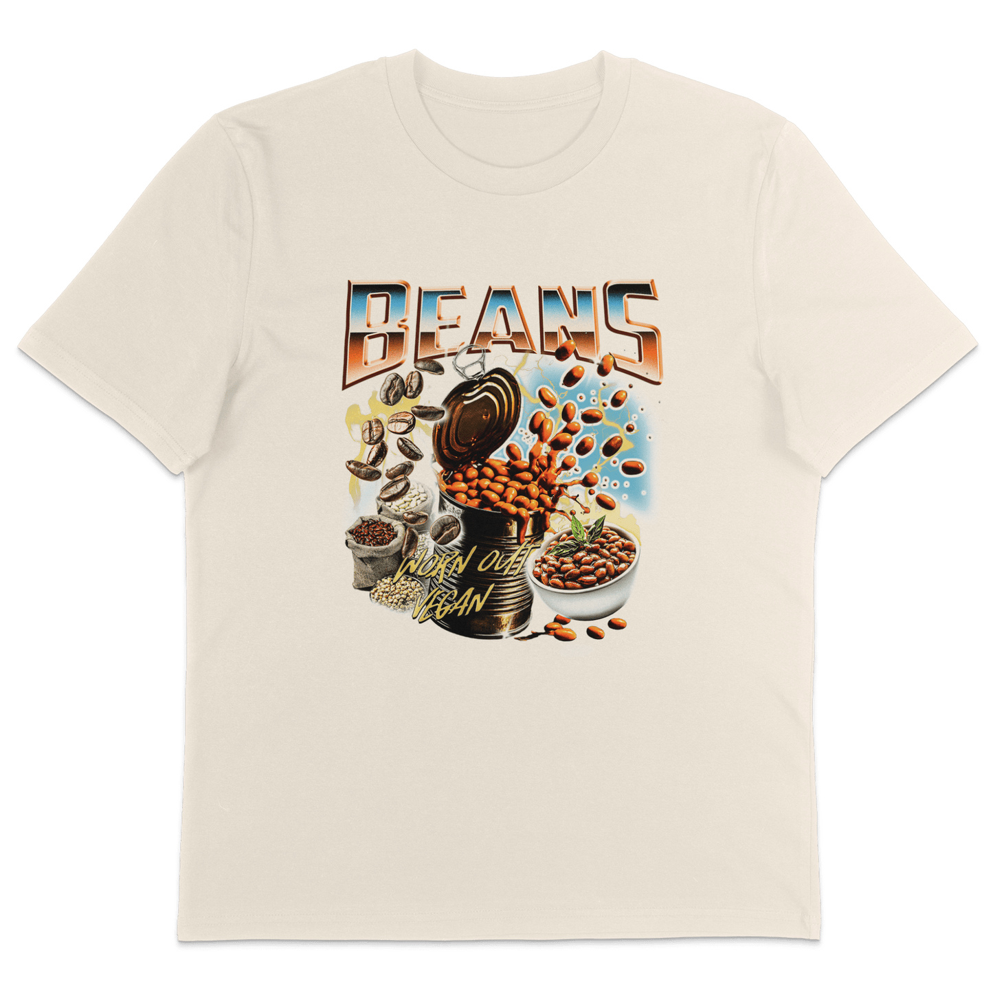 Beans Vintage T-Shirt - Vegan America