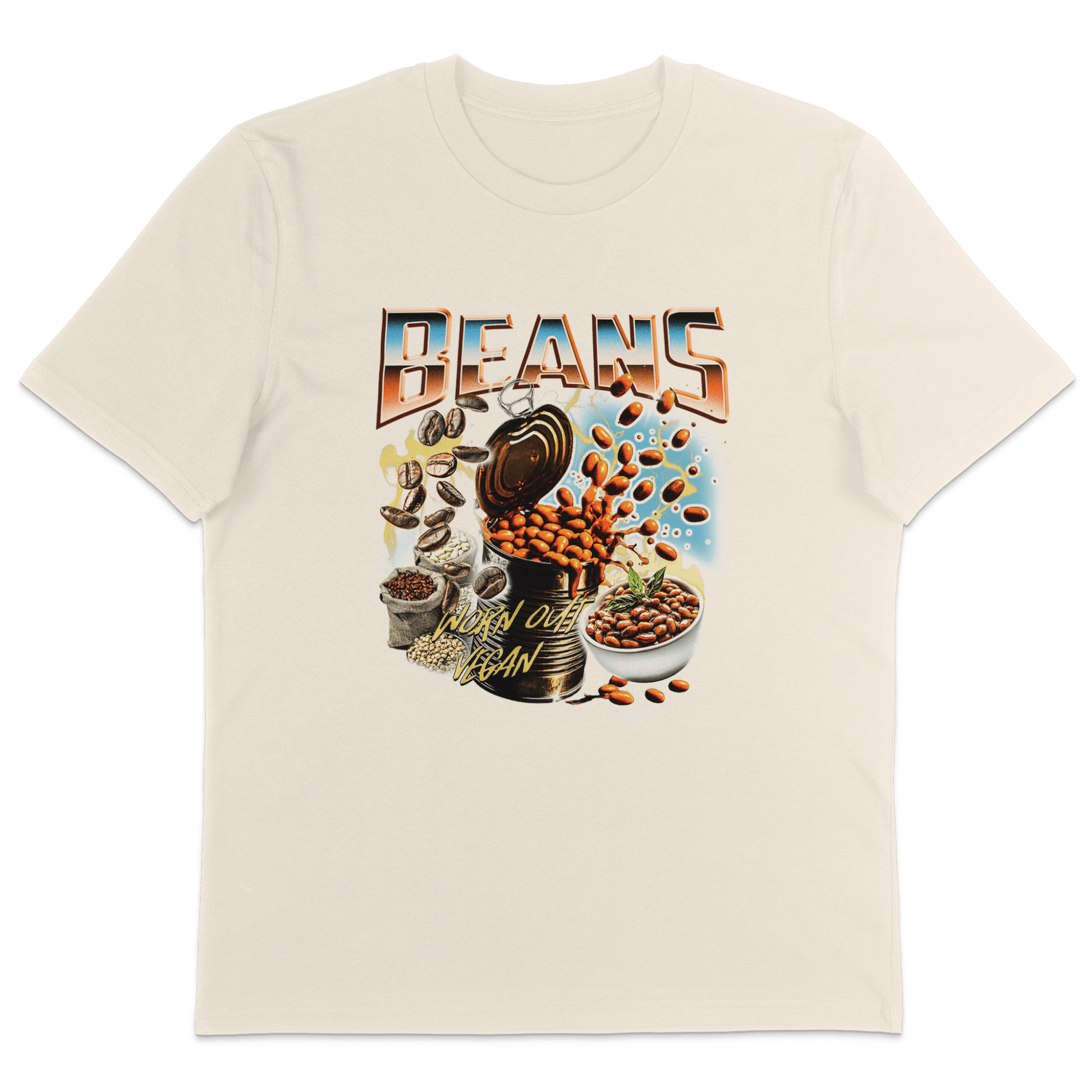 Beans Vintage T-Shirt - Vegan America
