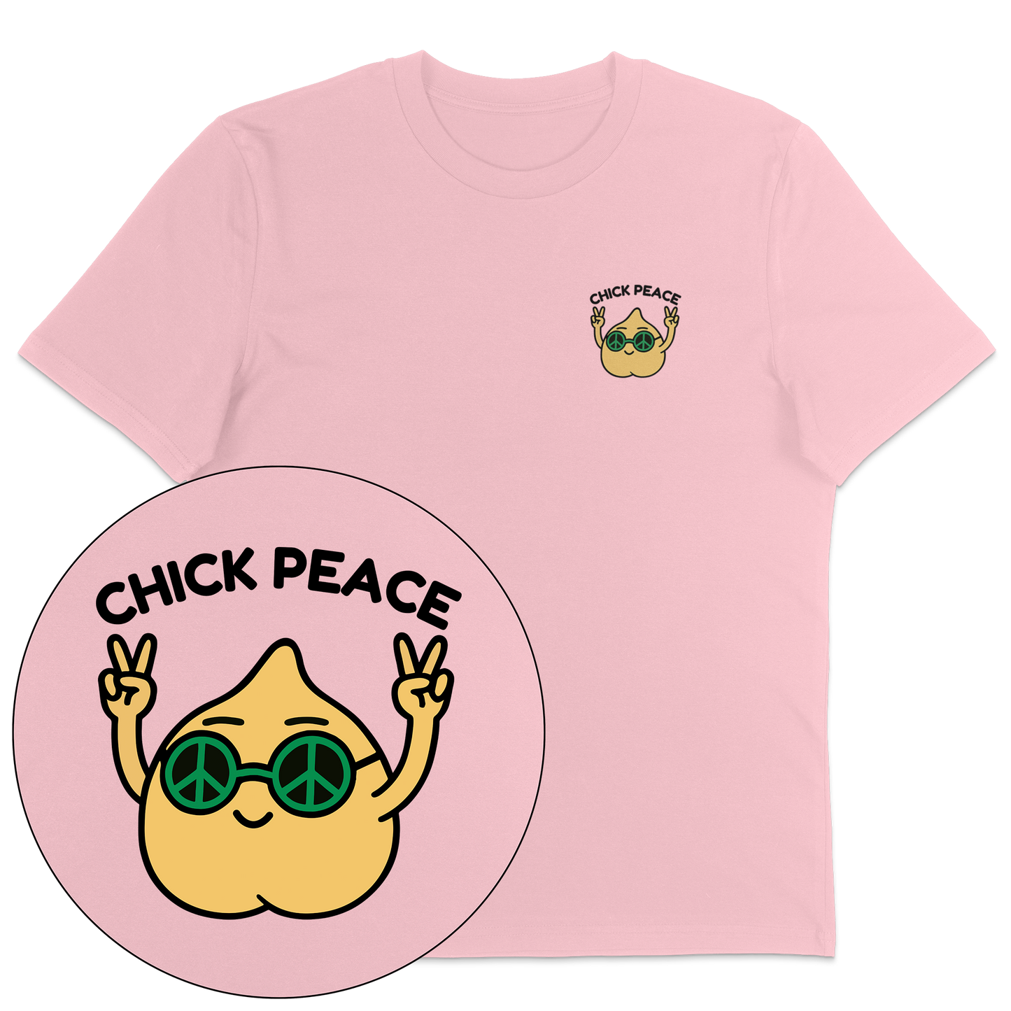 Chick Peace T-Shirt - Vegan America