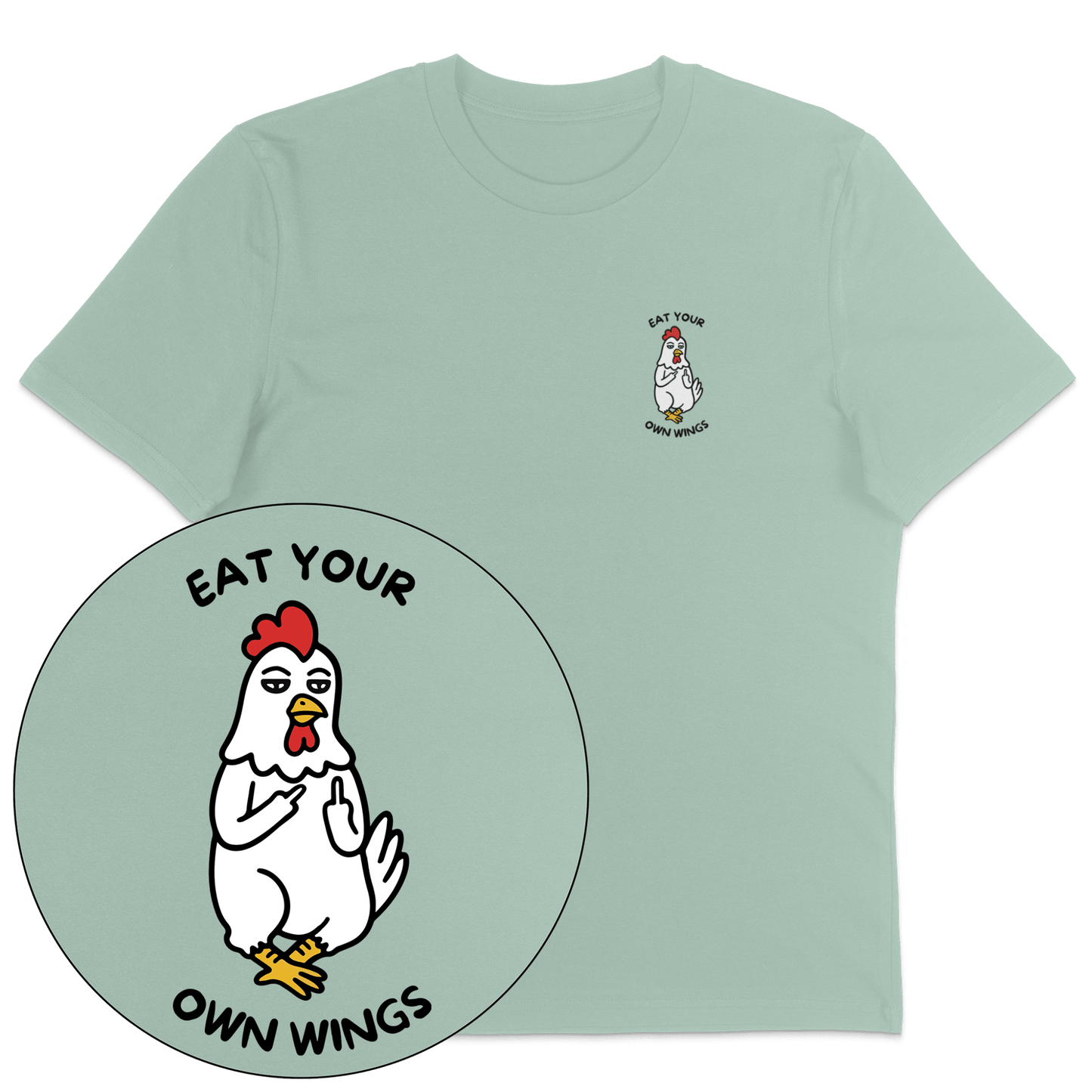 Eat Your Own Wings T-Shirt - Vegan America