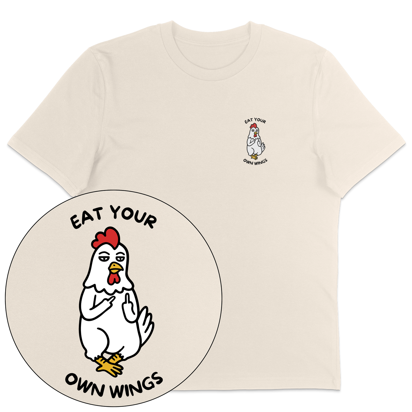 Eat Your Own Wings T-Shirt - Vegan America