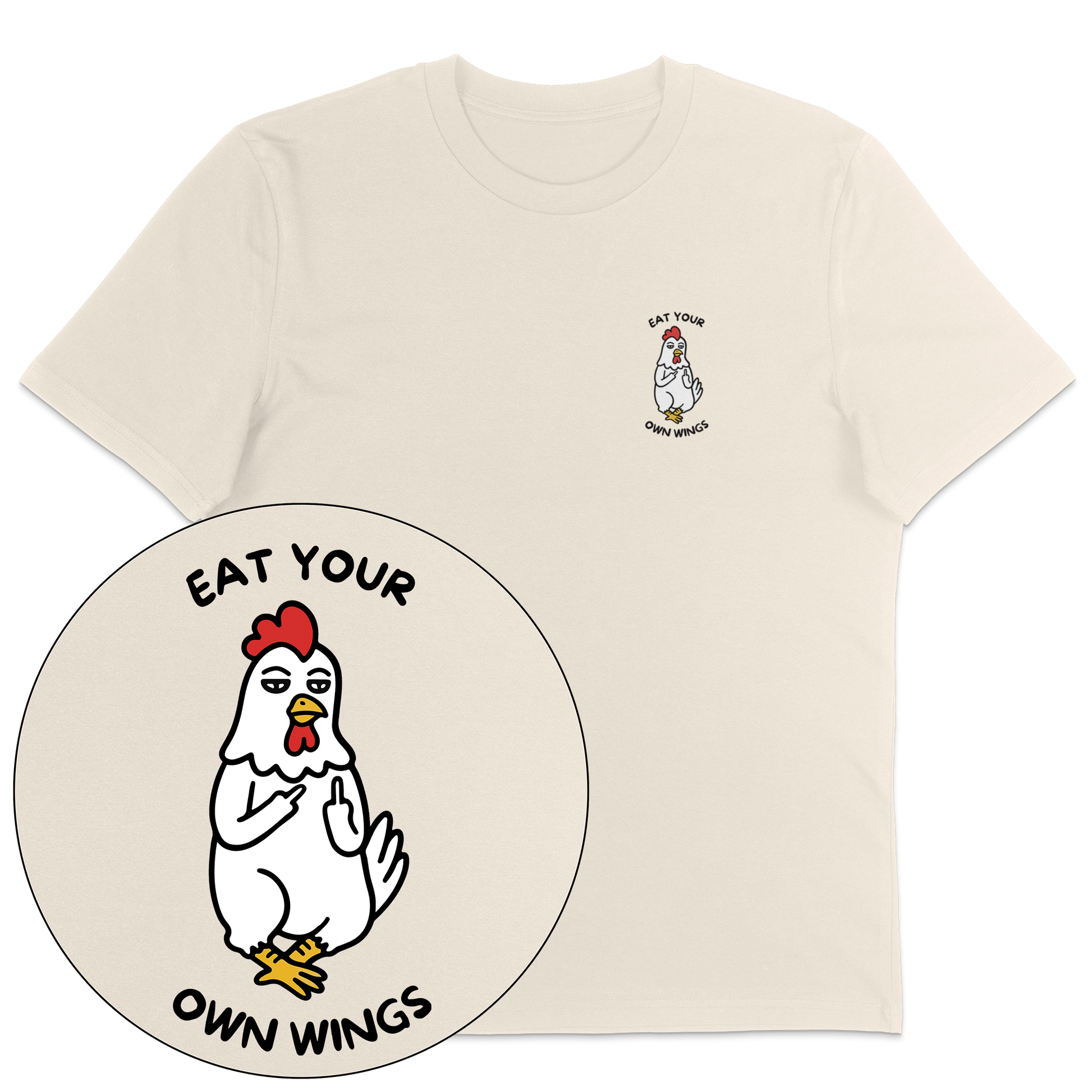 Eat Your Own Wings T-Shirt - Vegan America
