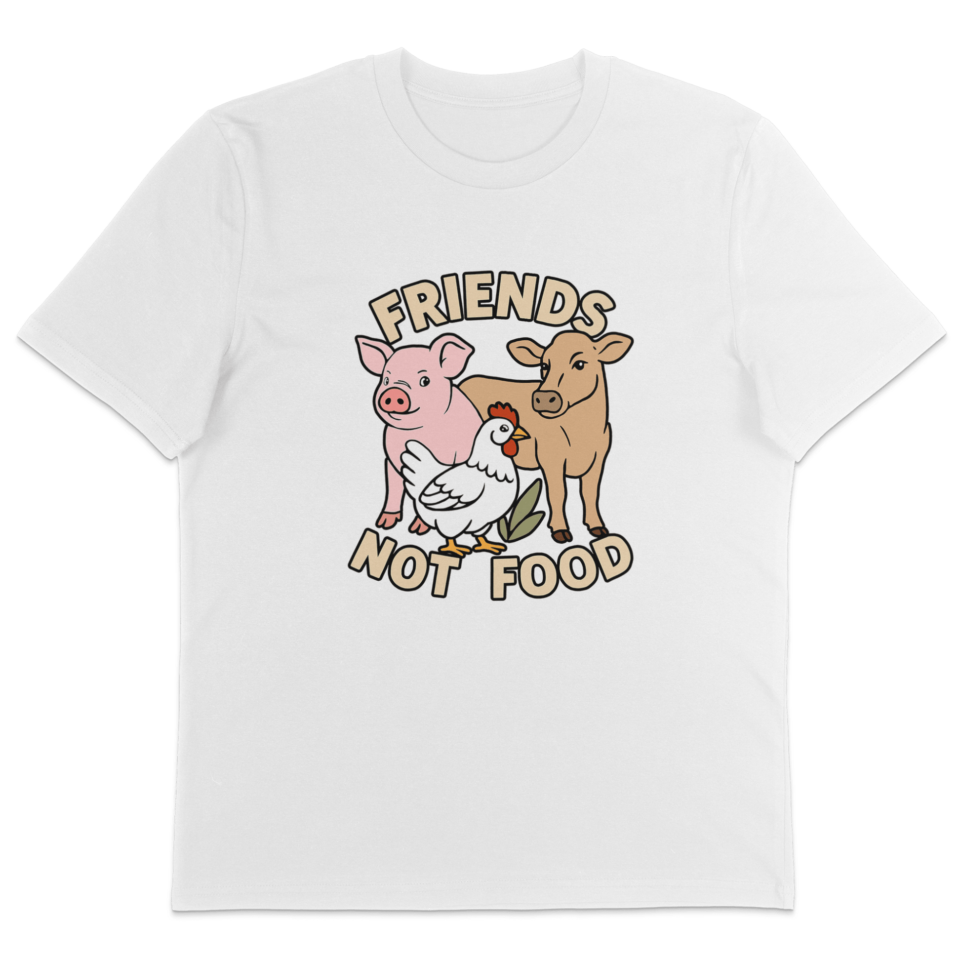 Friends Not Food Earthlings T-Shirt - Vegan America