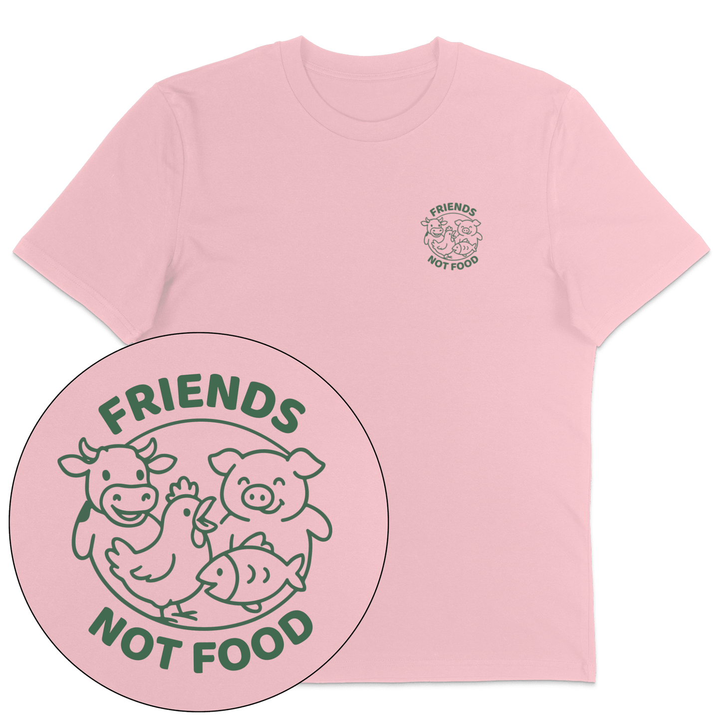 Friends Not Food T-Shirt - Vegan America