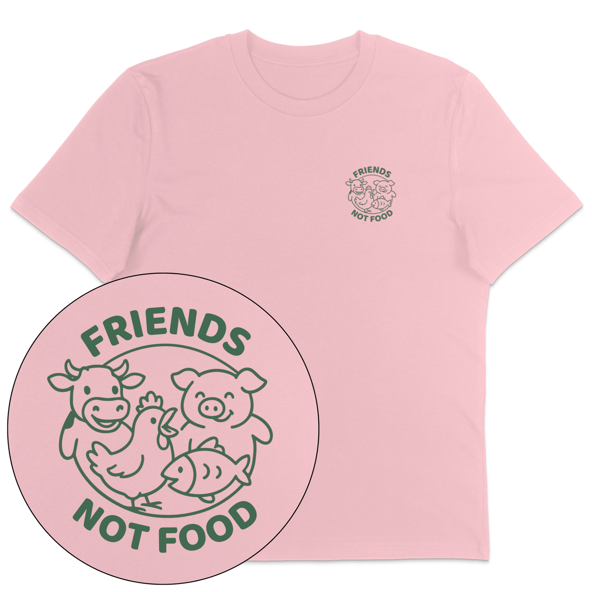 Friends Not Food T-Shirt - Vegan America