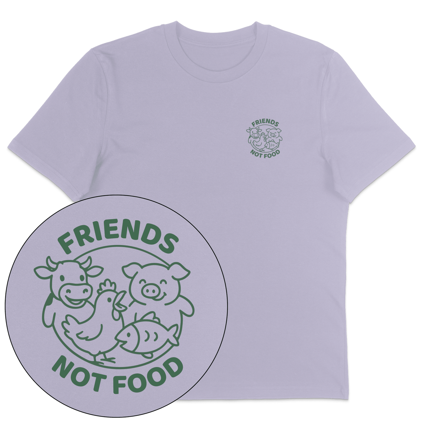 Friends Not Food T-Shirt - Vegan America