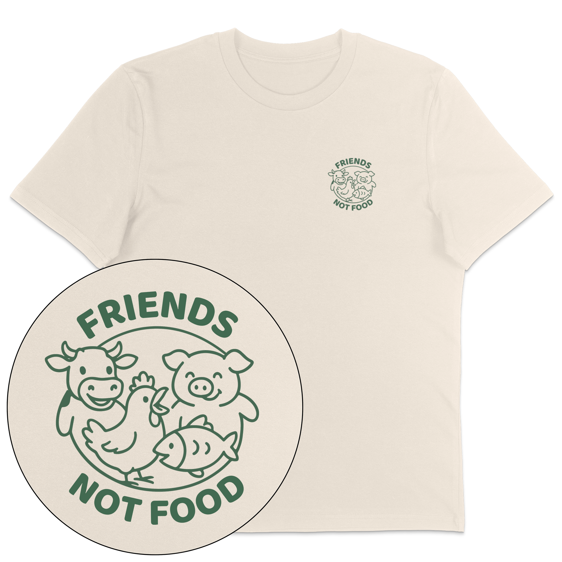 Friends Not Food T-Shirt - Vegan America