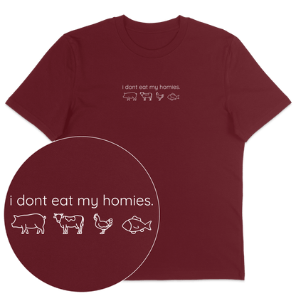 I Don't Eat My Homies T-Shirt - Vegan America