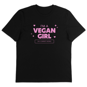 I'm A Vegan Girl T-Shirt - Vegan America
