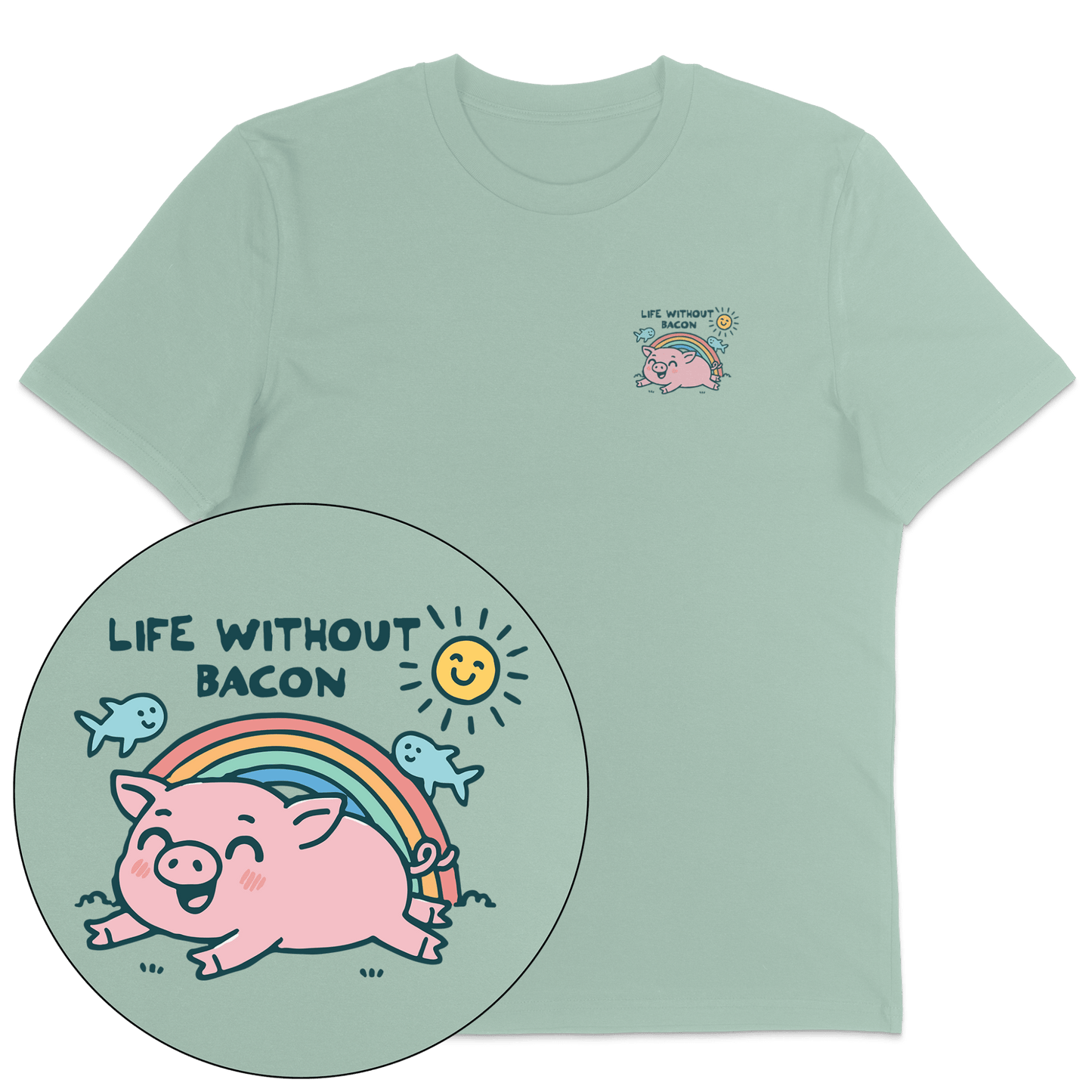 Life Without Bacon T-Shirt - Vegan America