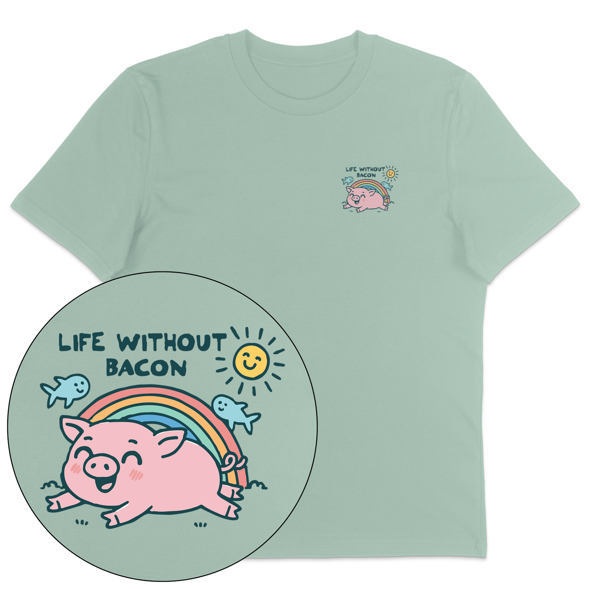 Life Without Bacon T-Shirt - Vegan America