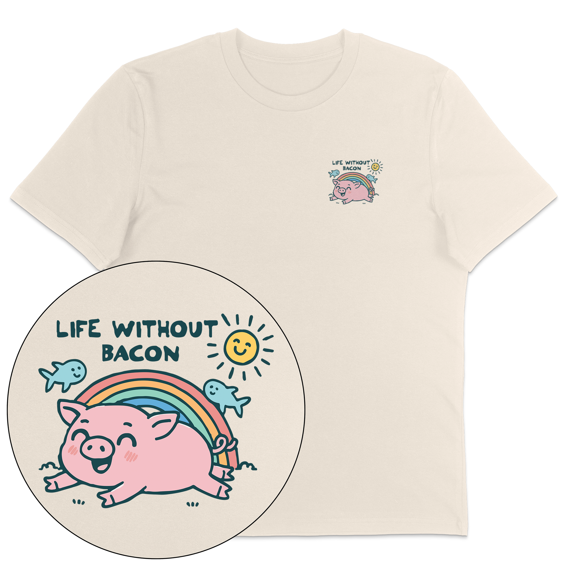Life Without Bacon T-Shirt - Vegan America