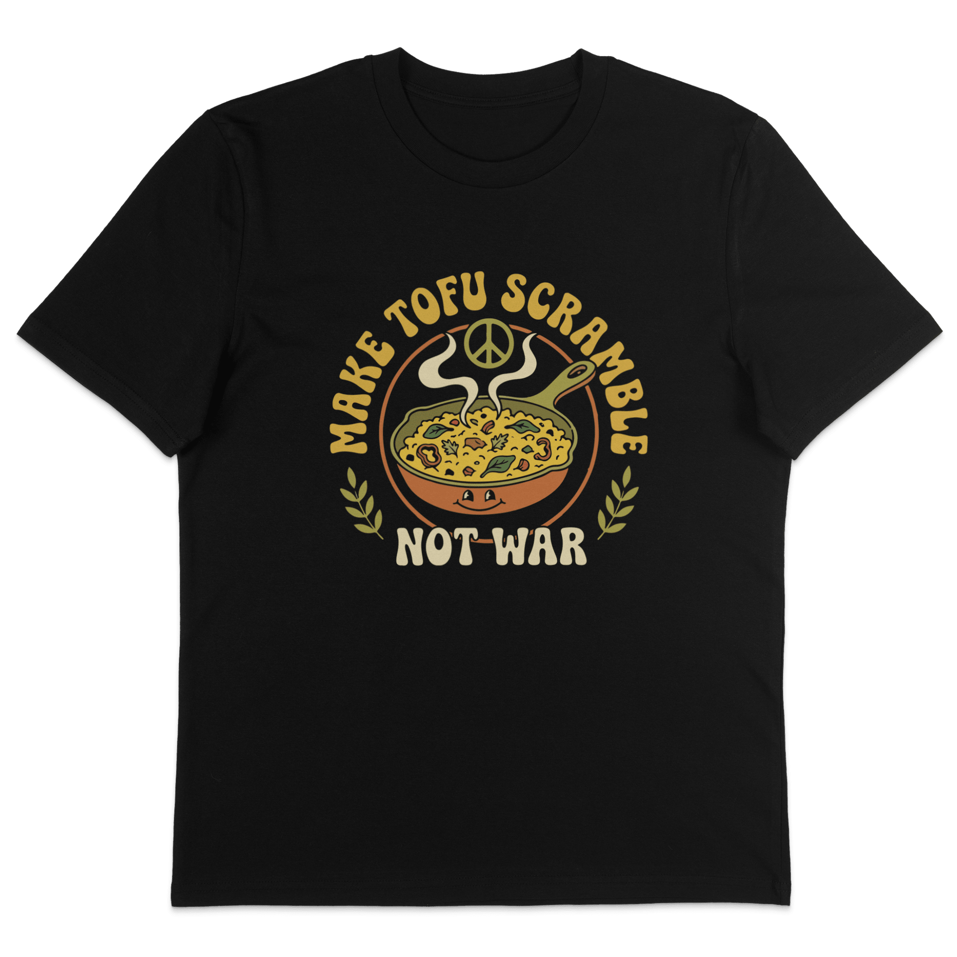 Make Tofu Scramble Not War T-Shirt - Vegan America