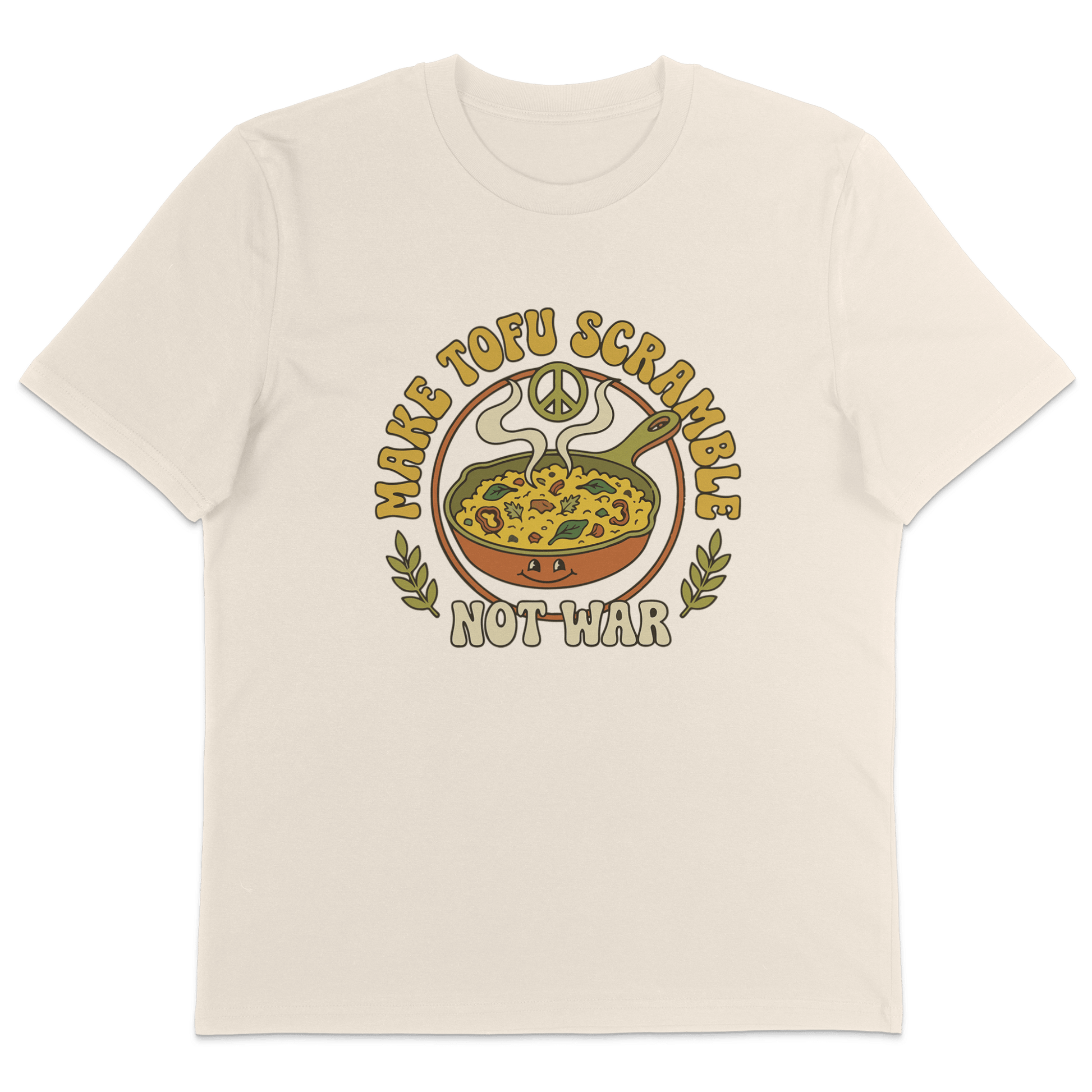 Make Tofu Scramble Not War T-Shirt - Vegan America