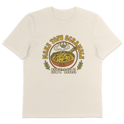 Make Tofu Scramble Not War T-Shirt - Vegan America