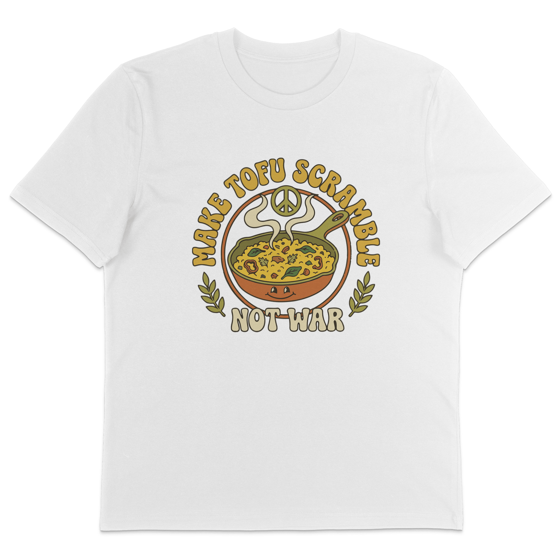 Make Tofu Scramble Not War T-Shirt - Vegan America