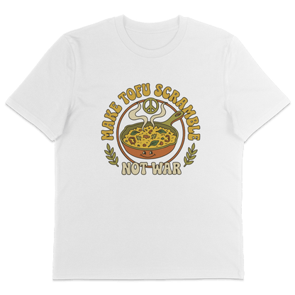 Make Tofu Scramble Not War T-Shirt - Vegan America