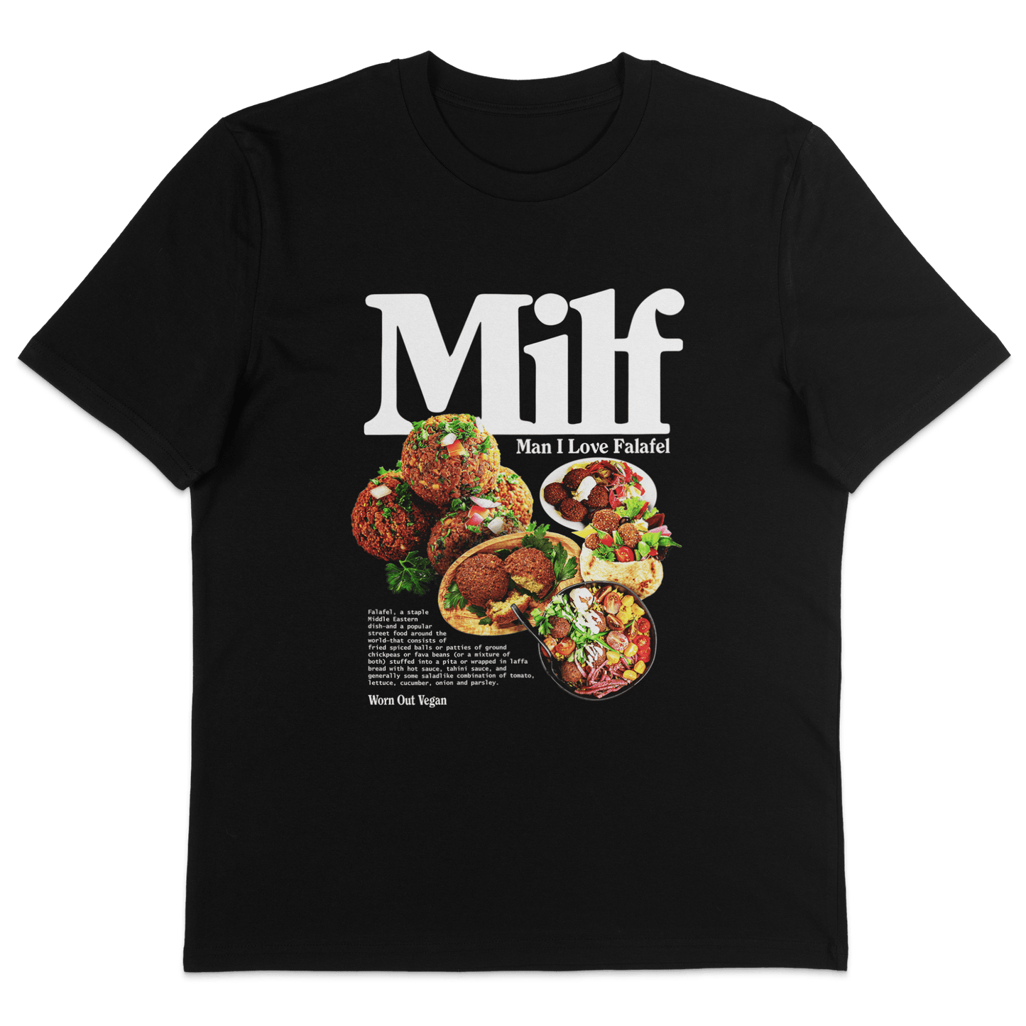 Man I Love Falafel T-Shirt - Vegan America